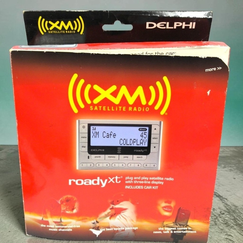 VTG Delphi XM Satellite Radio RoadyXT SA10276 2006 Receiver Car Kit Bundle